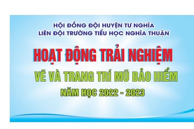 Hoạt động vẽ và trang trí mũ bảo hiểm về ATGT