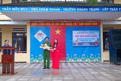Hoạt động truyền thông: Giáo dục an toàn giao thông năm học 2022 – 2023