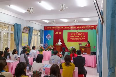 ĐẠI HỘI CÔNG ĐOÀN CƠ SỞ TRƯỜNG TH NGHĨA THUẬN NHIỆM KỲ 2023 – 2028